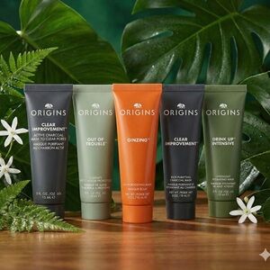 NIB Origins Multi-Masking 5-Piece Gift Set | Hydrating & Purifying Masks